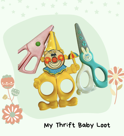 Preloved baby friendly scissors